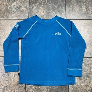 Girl’s/Kid’s First Ascent Long Sleeve Fleece T-Shirt Size XL(11-12 YRS)